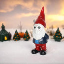 Horror Garden Gnome Decor - 5.5" Halloween Outdoor Statue, Spooky Valentines Gifts & Creepmas Collectible (Weatherproof Resin) by CozyNest Decor