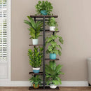 LINZINAR Plant Stand 6 Tier 7 Potted Indoor Plant Shelf Multiple Stands for Garden Corner Balcony Living Room by GreenHaven Gardens