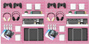 Pegboard Combination Kit, 25.2" x 50.4" Wall Mounted Storage Set with 8 Pegboards & 40 Accessories Hanging, Peg Boards Organizer by CozyNest Decor