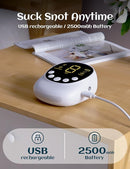Nasal Aspirator for Baby, Hospital Grade, Electric Nose Sucker with Adjustable 9 Levels Suction, Rechargeable with Night Light and Nursery Rhyme, White by TinyTreasures Baby Boutique