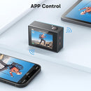 AKASO EK7000 4K30FPS 20MP WiFi Action Camera with EIS Ultra HD 131FT Waterproof Underwater Camera Remote Control 4X Zoom Support External Microphone by TinyTreasures Baby Boutique