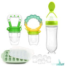 Baby Fruit Feeder & Baby Breastmilk Popsicle Molds-WAJIAYON Silicone Babies Food Freezer Tray Storage Containers, Infant Food Pacifier Feeder and Teether Infant Teething Feeders by TinyTreasures Baby Boutique