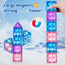102PCS Ice Castle Magnetic Tiles, 3D Building Blocks STEM Educational Kids Toys for Pretend Play, 3 4 5 6 7 8 Year Old Birthday Gifts for Boys and Girls, Preschool Learning Toys for Birthday by TinyTreasures Baby Boutique