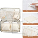 Breastmilk Cooler Bag with 6 Ice Pack, Wearable Breast Pump Bag Compatible with Willow, Elvie, Medela & Momcozy M5/S12 Pro Pumps & Accessories for Work, Travel and Family Use Black by TinyTreasures Baby Boutique