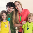 Chew Necklaces for Sensory Kids, Silicone Chewy Necklace for Boys and Girls with Autism, ADHD, SPD, Chewing, Oral Motor Therapy Sensory Toys by TinyTreasures Baby Boutique
