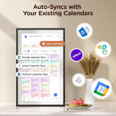15.6 Inch Digital Calendar, Wall Electronic Desk Calendar, Full HD 1920 * 1080P IPS Touchscreen Interactive Display for Family Meal Planner Support - Streamline Household Organization by TinyTreasures Baby Boutique