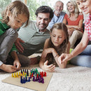 Juegoal 7-in-1 Wooden Board Game Set for Kids Adults, Tabletop Combo Classic Travel Portable Board Games (Chess, Checkers, Chinese Checkers, Backgammon, Parcheesi, Snakes and Ladders, Tic Tac Toe) by TinyTreasures Baby Boutique