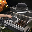 Grill Brush Bristle Free, 4 in 1 Grill Brush for Outdoor Grill with Replaceable Cleaning Head, Extra Long Safe Steam Grill Cleaner Brush with Scraper for Cast Iron, Stainless-Steel Grates