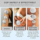 8 Edge Cups Silicone Cupping Therapy Set Professional Massage Cupping Cups for Cupping Therapy Cupping Kit for Massage, Myofascial Release, Cellulite Reduction (Lure Clear) by CozyNest Decor