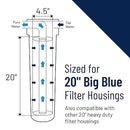 Pentair Pentek 150671 Big Black Filter Housing, 1" NPT