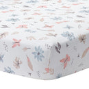 Lambs & Ivy Baby Blooms 3-Piece Pink Floral/Butterfly Baby Crib Bedding Set by TinyTreasures Baby Boutique