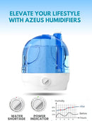 AZEUS Humidifiers for Bedroom, 2.8L Ultrasonic Cool Mist Humidifiers for Home Baby Nursery & Plants, Quiet Top Fill Air Humidifier Lasts Up to 30 Hours, Auto Shut-Off (BPA-Free) by TinyTreasures Baby Boutique