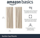 Amazon Basics Portable Blackout Curtain Shade with Suction Cups, 50"W x 78"L, 2-Pack, Beige by TinyTreasures Baby Boutique