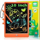 KOKODI LCD Writing Tablet, 10 Inch Colorful Toddler Doodle Board Drawing Tablet, Erasable Reusable Electronic Drawing Pads, Educational and Learning Toy for 3-6 Years Old Boy and Girls by TinyTreasures Baby Boutique