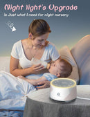Dreamegg D1 Pro White Noise Sound Machine, 3-in-1 Baby Soother Sound Machine Separate Night Light, 29 HiFi Sounds, Noise Machine for Sleeping & Relaxation for Adults Baby Registry Gift (D1 Upgraded) by TinyTreasures Baby Boutique