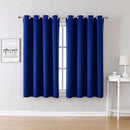 ChrisDowa Grommet Blackout Curtains for Bedroom and Living Room - 2 Panels Set Thermal Insulated Room Darkening Curtains (Royal Blue, 52W x 45L) by CozyNest Decor