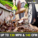 SnapFresh Cordless Leaf Blower - 20V Electric Leaf Blower with 2.0 Ah Battery and Charger - Lightweight 2-Speed Leaf Blower for Lawn Care and Yard/Garden/Patio Cleaning by GreenHaven Gardens