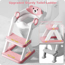 Potty Training Seat, Upgrade Toddler Toilet Seat for Kids Boys Girls, 2 in 1 Potty Training Toilet, Splash Guard Anti-Slip Pad Step Stool by TinyTreasures Baby Boutique