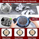 Chicken Shredder Meat Shredder Tool Twist Chicken Breast Shredder Large-Shredding Tools Chicken Breast, Pulled Pork, Beef with Stainless Steel Spikes (Black&Black) by GreenHaven Gardens