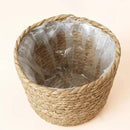 La Jolíe Muse Seagrass Planter Basket Indoor, Flower Pots Cover, Plant Containers, Natural(3-Pack) 10.2"+8.7"+6.7" by GreenHaven Gardens