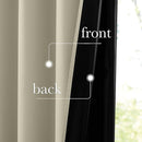 NICETOWN 100% Blackout Portable Curtains, Grommet Total Privacy Window Treatments Thermal Curtains Lightweight Travel Blackout Shades for Bedroom/Hotel, Muted Beige, W52 x L63, 2 Panels by TinyTreasures Baby Boutique