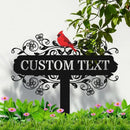 Personalized Metal Garden Signs, Custom Name Yard Stake Sign for House Outdoor Outside Decorative, Lawn Patio Decorations Gardening Enthusiasts Grandmothers Gift by CozyNest Decor