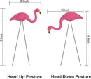 GiftExpress Pink Flamingos Yard Decorations - 6 Pack Small 14" Tall Plastic Flamingo Statue w/Metal Stakes - Flamingo Lawn Ornaments & Garden Decor for Outdoor Parties by GreenHaven Gardens