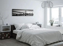 DJSYLIFE- Philadelphia Skyline Wall Art,Black and White Stretched Canvas Wall Art Prints for Bedroom or Office Decoration, Ready to Hang 13.8"x47.3" by CozyNest Decor