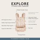 Baby Tula Explore Carriers - Breathable Baby Carrier Newborn to Toddler - Adjustable Toddler Carrier - Multiple Ergonomic Positions Front and Back - Ergonomic Fit for 7-45 lb - Mesh, Daisy Chain by TinyTreasures Baby Boutique