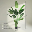 Worth Garden Artificial Bird of Paradise Plant 5.9ft, Tall Faux Tropical Tree for Home and Office Décor, Lifelike Greenery for Indoor and Outdoor Use by CozyNest Decor