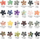 8mm Natural Round Stone Beads About 480pcs Genuine Real Healing Crystal Stones Beading Loose Gemstone DIY for Bracelet Jewelry Making Kit(24 Color A) by TinyTreasures Baby Boutique
