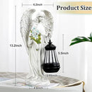 Solar Angel Outdoor Garden Decor Statues – 13.2 inches Solar Outdoor Sculptures for Outside Yard Art Patio Balcony Front Lawn Ornaments Gifts for Mom Grandma Women by CozyNest Decor