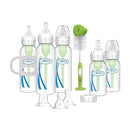 Dr. Brown's Natural Flow® Anti-Colic Options+™ Narrow Bottle to Sippy Gift Set with Soft Silicone Sippy Spout, Removable Silicone Handles, Travel Cap and Bottle Brush by TinyTreasures Baby Boutique