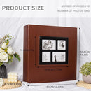 RECUTMS Photo Album 4x6 1000 Pockets Photos, Extra Large Capacity Family Wedding Picture Albums Holds 1000 Horizontal and Vertical Photos (Brown) by TinyTreasures Baby Boutique