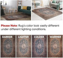 Keen Home Design 2x3 Rug - Machine Washable Entry Rug with Non-Slip Backing, Ideal for Enteryway, Kitchen, Bathroom, Laundry Room - Vintage, Easy Clean, Durable, Low Pile Rug - (2' x 3') by CozyNest Decor
