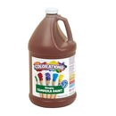 Colorations Paraben-Free Tempera Paint for Kids - 1 Gallon, Vibrant Brown. Non-Toxic and Made in the USA, Classroom Must Haves, Bulk Arts and Crafts Supplies by TinyTreasures Baby Boutique