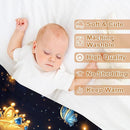Ship Next Day, Personalized Baby Blanket – Printed in USA, Custom Baby Blanket for Boys & Girls, Baby Blanket with Name, Baby Shower, Easter, Christmas, Birthday Newborn & Toddler Gifts (Style 21) by TinyTreasures Baby Boutique