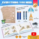 Smartivity 2in1 Hydraulic Airplanes & Darts Launcher STEM Toy for Kids Ages 6-14 Years I Birthday Gifts for Smart Kids | DIY Science Kit for Boys & Girls 6, 8,10,12,14 Years Old by TinyTreasures Baby Boutique