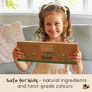 Honeysticks Jumbo Crayons (24 Pack) - Non Toxic Crayons - 100% Pure Beeswax and Food Grade Colors - 24 Bright Colors - Large, Easy to Hold and Use - Preschool Art Supplies for Toddlers/Kids 3-5, 4-8 by TinyTreasures Baby Boutique