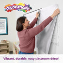 Colorations Dual Surface Paper Roll Classroom Supplies for Arts and Crafts White (36" x 1000') (Item