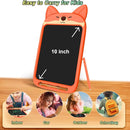 LCD Writing Tablet 10 Inch, Doodle Board Toy, Cute Fox Drawing Pad for Kids Ages 2-6 - Educational Gift for Christmas & Birthday (Fox) by TinyTreasures Baby Boutique