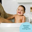 The First Years Rain Shower Baby Bathtub Set - Includes Infant Sling, Soothing Spray Shower Head, Fresh Water Tank and Built in Soft Brush - 3 in 1 Grow with Me Design - Baby Bath Essentials by TinyTreasures Baby Boutique