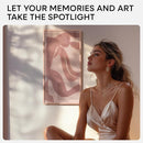Homeforia 11x22 Newspaper Frame Rose Gold, High End Metal 11 x 22 Picture Frame without Mat, 22x11 Thin Rose Gold Poster Frames for Wall, 11by22 Display Photo Frame, Tempered Glass, Wall Kit, Set of 1 by CozyNest Decor