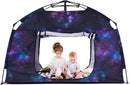 Kids Play Tent-Portable Playhouse Children House -Easy Set up Indoor Outdoor with Carry Bag for Kids-Light Strip Design for Night use -Space for Children and Parents-Birthday (Galaxy) by TinyTreasures Baby Boutique