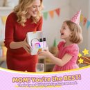 Karaoke Machine for Kids, Toys for 3-12 Years Old Girls Gifts, Kids Karaoke Microphone Machine Toy, Best Fun Christmas Birthday Gifts for 5 6 7 8 9 10 11 Years Teens Girl Boys Purple 2 Mic by TinyTreasures Baby Boutique