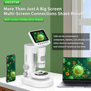 OOZSTARMicroscope for Kids, Up to 1000 X Magnification, 3.5-inch Foldable Screen, Handheld Pocket Microscope for Kids,Science Education Kits for 8-12 Year olds by TinyTreasures Baby Boutique