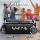 W-KING Bluetooth Speaker, 90W Max Loud Portable Speakers Bluetooth Wireless, IPX6 Waterproof Outdoor Speaker with 50W Deep Bass/2 Powerful Subwoofer/40H/Power Bank/EQ/TF/AUX/NFC for Pool/Party/Travel by TinyTreasures Baby Boutique