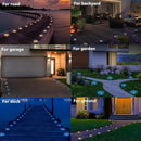 Solar Driveway Lights Outdoor - Solar Deck Lamp 2PCS Driveways Dock Lights IP68 Waterproof Outdoor Warning Step lamp for Sidewalk Garden(Cool White/Warm White) (2) by GreenHaven Gardens