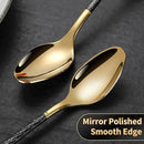 Hammered Black Gold Silverware Set,20 Piece Modern Flatware Set Service for 4,Mirror Polished Stainless Steel Cutlery Set Utensil Set Tableware Set,Kitchen Knives Fork Spoon Set,Dishwasher Safe by CozyNest Decor