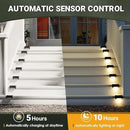SOLPEX Solar Deck Lights Outdoor 20 Pack, Solar Step Lights Waterproof Led Solar Lights for Outdoor Stairs, Step, Fence, Yard, Patio, and Pathway(Warm White) by GreenHaven Gardens